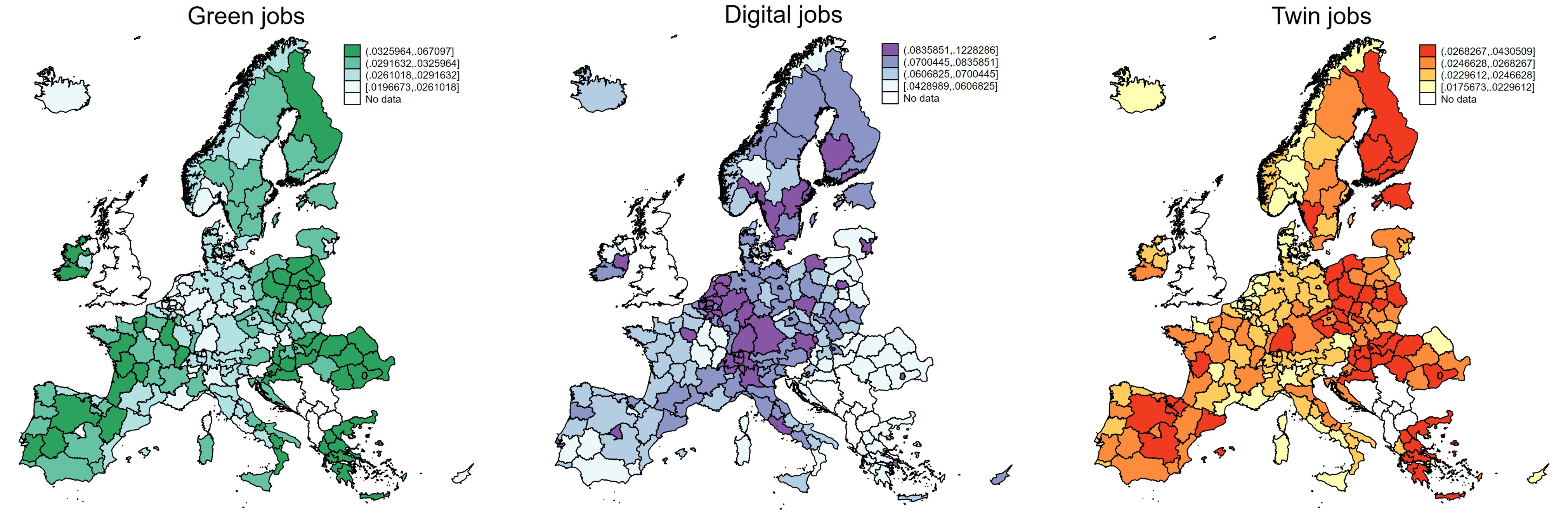 Green, digital, twin jobs